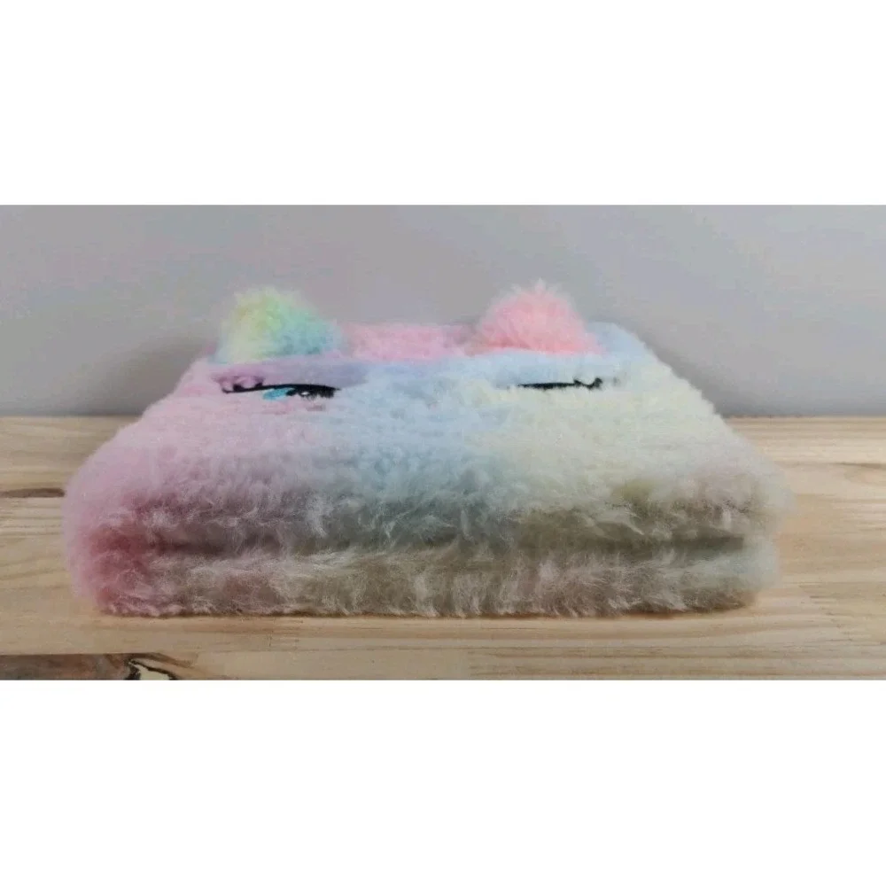 Multicolor Fuzzy Cat Journal – New With Tags – 80 Pages – 8 x 6